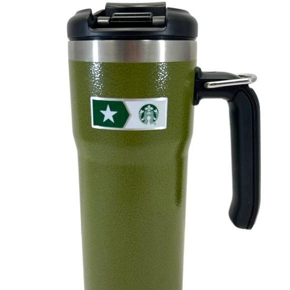 Starbucks Other - Starbucks Military Commitment Stanley Double Walled Hammered Steel Tumbler 20 oz